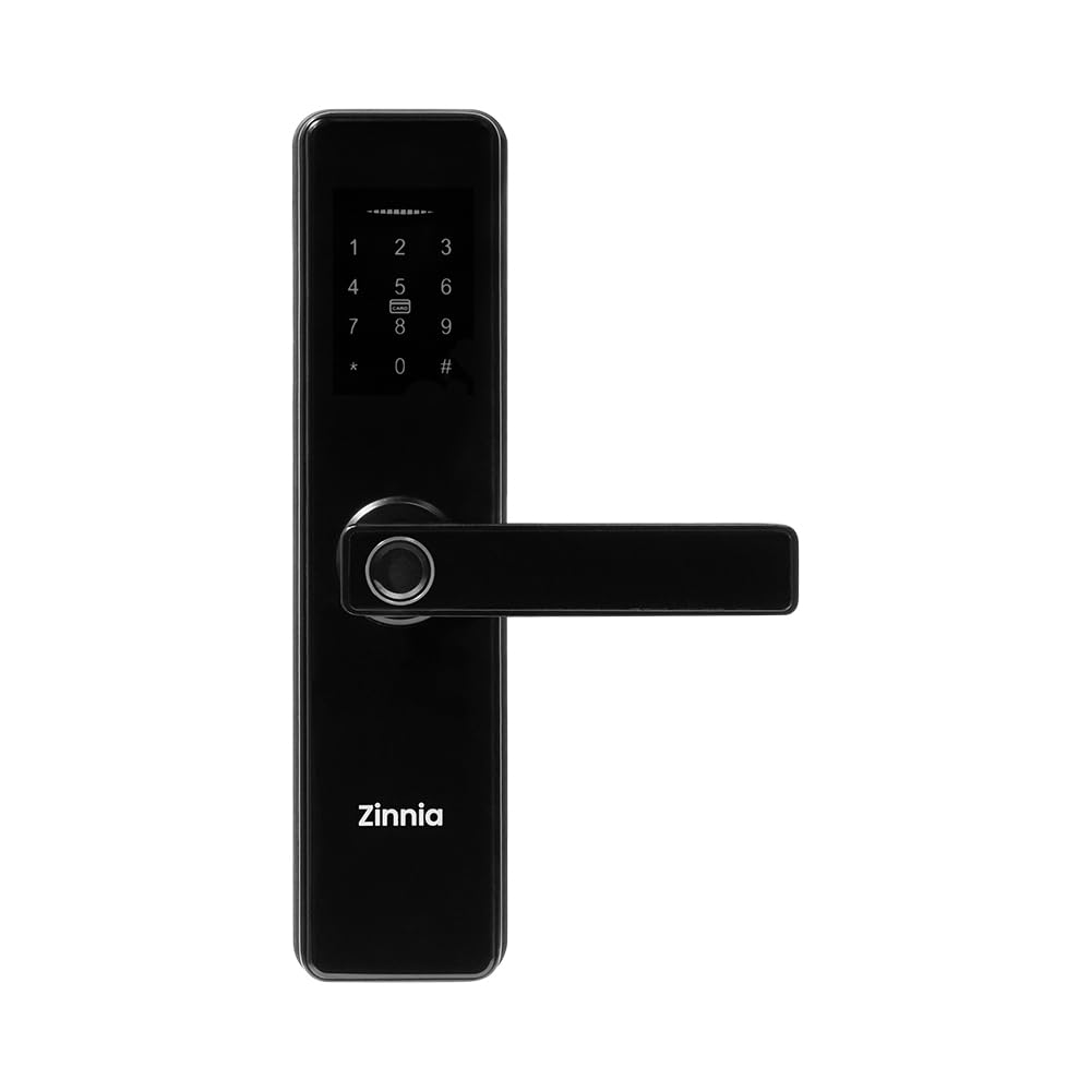 Fechadura Smart Zinnia Vanguard, Preto, ZNS-VGD-BL01 | Amazon.com.br